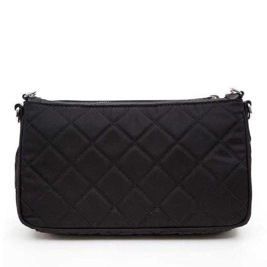 Quilted Tessuto Nylon Shoulder Bag in Black - image 2