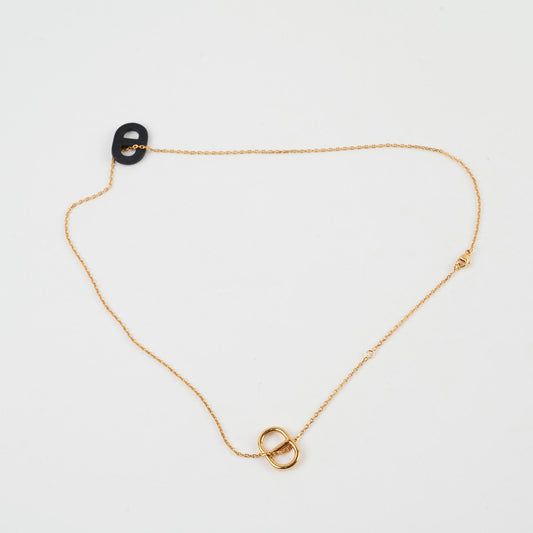 Hermes O/Maillon Necklace Rose Gold - photo 2