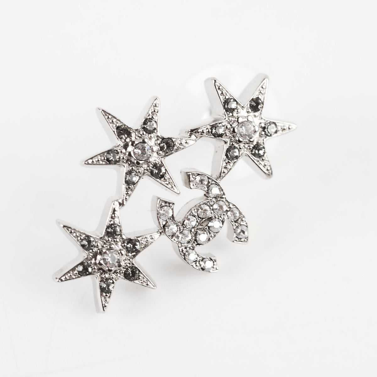 Chanel Triple Stars Cluster Stud Earrings - photo 5