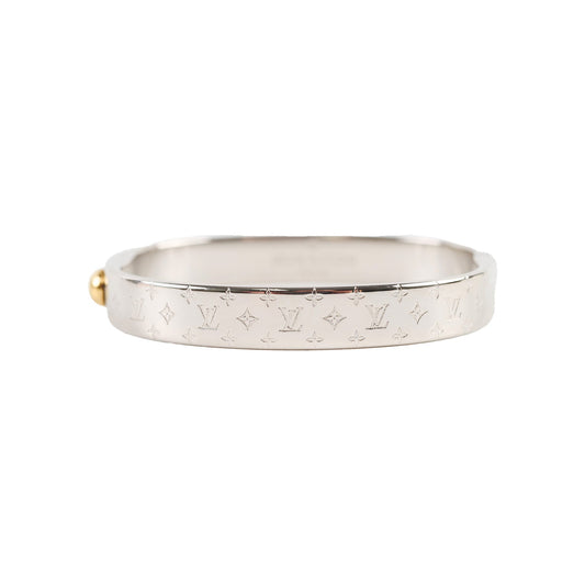 Louis Vuitton Nanogram Cuff Palladium Medium Size - photo 2