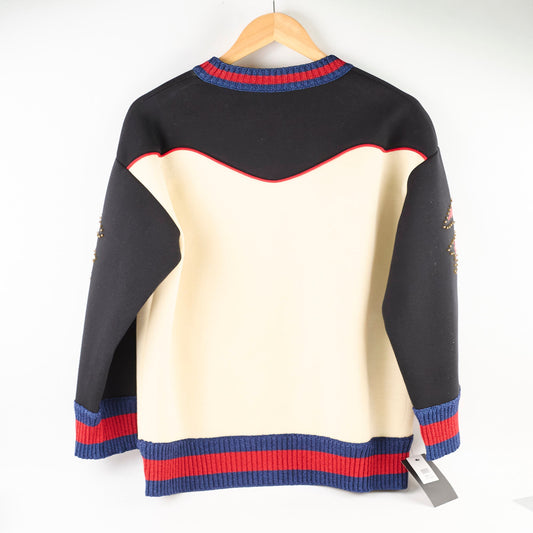 Gucci Butterfly Applique Sweater Size M - photo 2