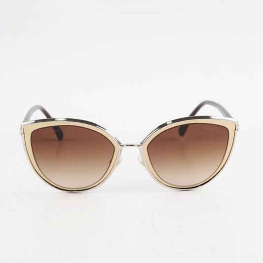 Chanel Gold Cat Eye Sunglasses - photo 2