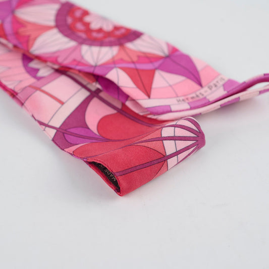 Hermes Silk Pink Twilly Rose de Compas - photo 2