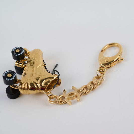 Chanel Gold-Tone Roller Skate Bag Charm/Keychain - photo 2