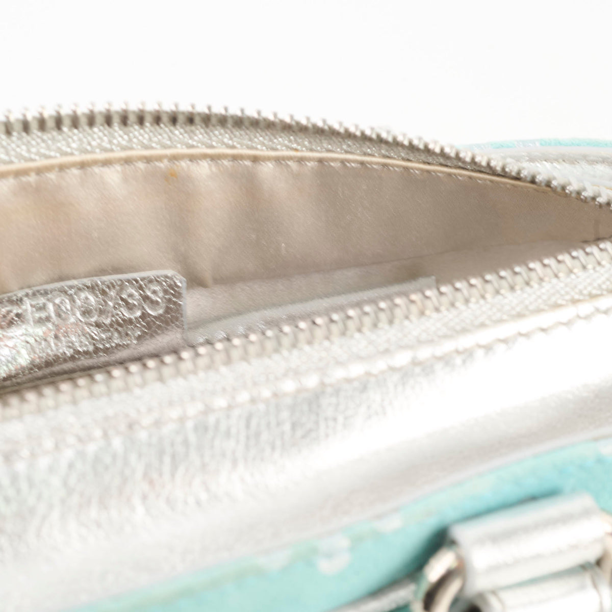 Celine Top Handle Tiffany Blue Suede - photo 14