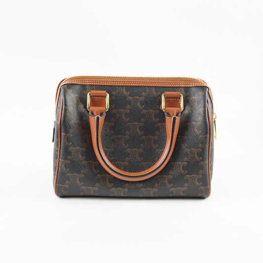 Celine Small Boston Triomphe Brown - photo 2