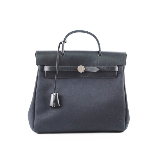 Hermes Herbag Canvas Backpack Noir - photo 2