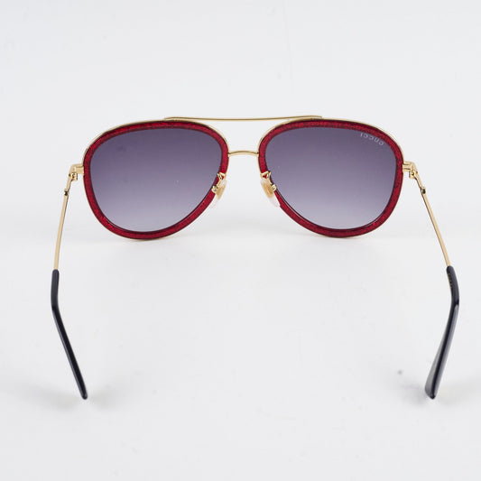 Gucci GG0062S Aviator Glittered Red Sunglasses - photo 2