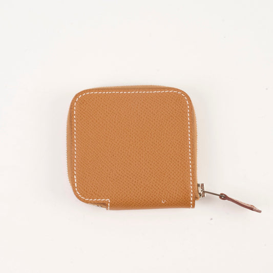 Hermes Silk'In Compact Wallet Gold - A stamp - photo 2