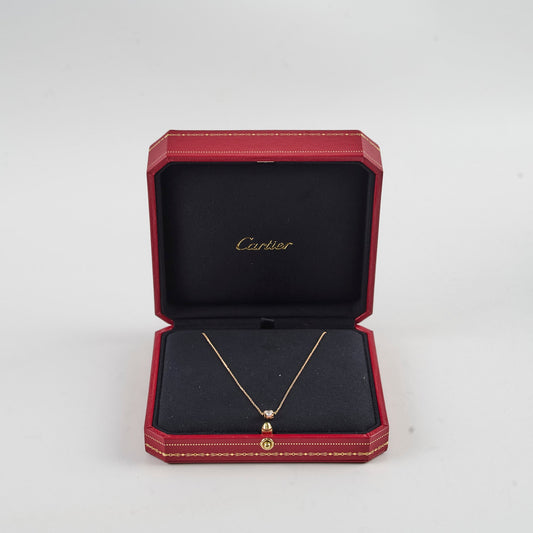Cartier C De Cartier Diamond Necklace Pink Gold - photo 2