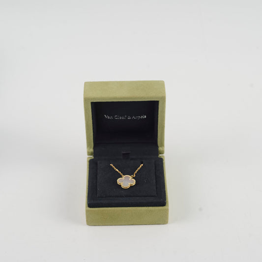 Van Cleef & Arpels Vintage Alhambra Mother of Pearl Necklace - photo 2