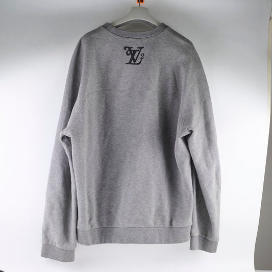 Louis Vuitton x Nigo Squared LV Sweatshirt Grey Size M - photo 2