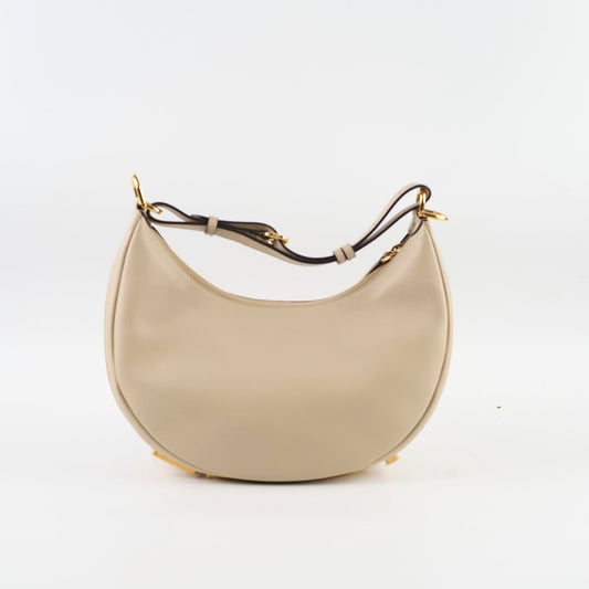 Fendi Fendigraphy Small Leather Hobo Beige - photo 2