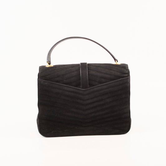 Saint Laurent Suede Square Black Crossbody - photo 2