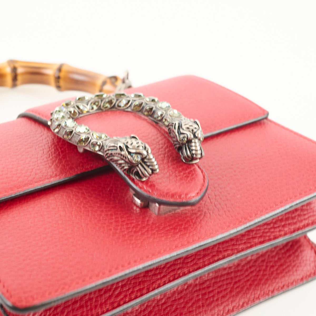Gucci Bamboo Top Handle Red - photo 13