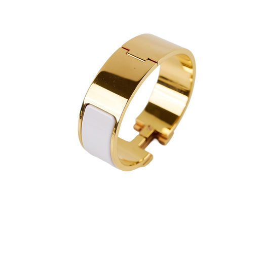 Hermes Clic H Bracelet Blanc 20mm GM - photo 2