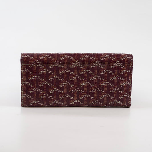 Goyard Varenne Burgundy Long Wallet - photo 2