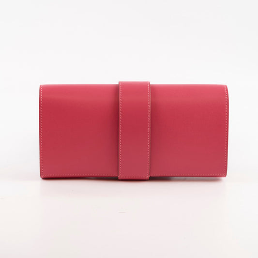 Hermes Medor 23 Tadelakt Rose Lipstick Clutch - T Stamp - photo 2