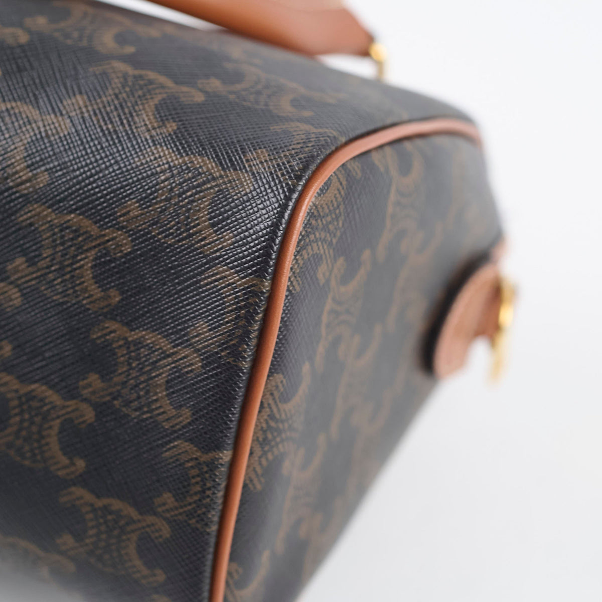 Celine Small Boston Bag Triomphe Canvas - photo 9