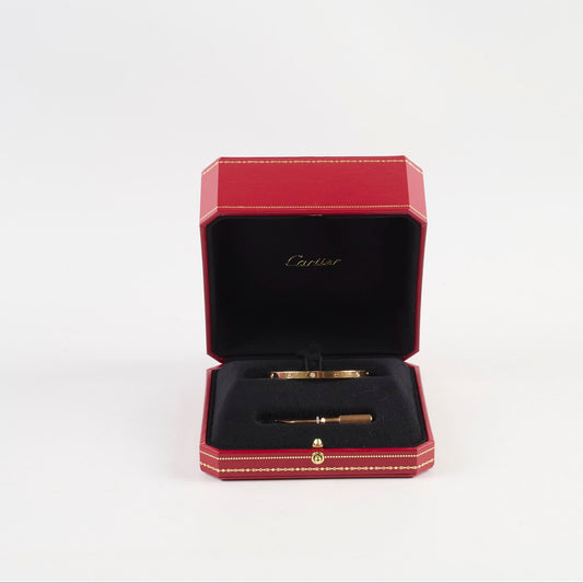 Cartier Love Bracelet SM Size 15 Pink Gold 6 Diamonds - photo 2