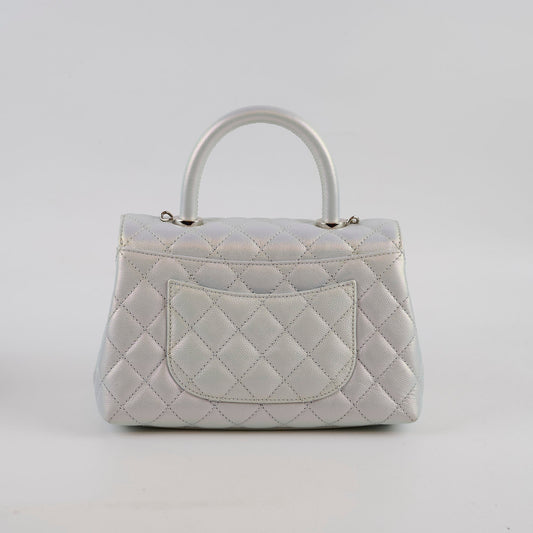 Chanel Coco Handle Small Iridescent Caviar - photo 2
