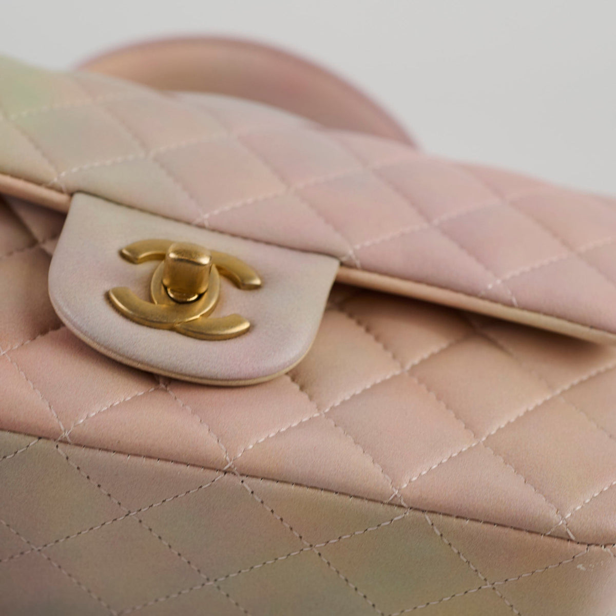Chanel Top Handle Mini Rectangle Rainbow (microchip) - photo 14