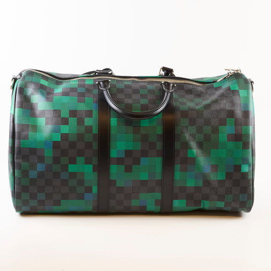Louis Vuitton Pixel Keepall 50 Bandouliere Damier Grpahite Vert - photo 2