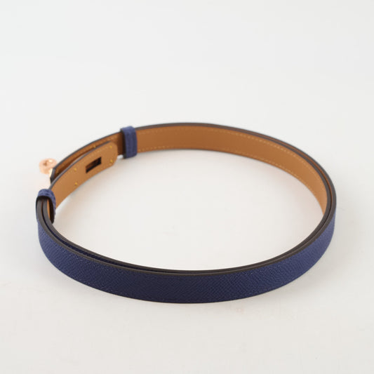 Hermes Kelly Belt Epsom Blue Saphire - photo 2