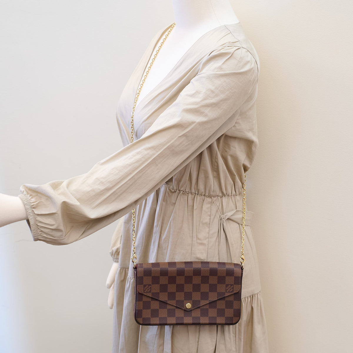 Louis Vuitton Pochette Félicie Damier Ebene - photo 13