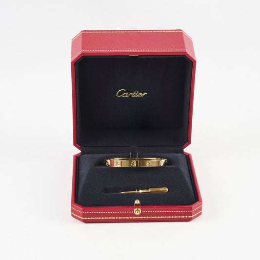 Cartier Love Classic Yellow Gold Size 17 Bracelet - photo 2