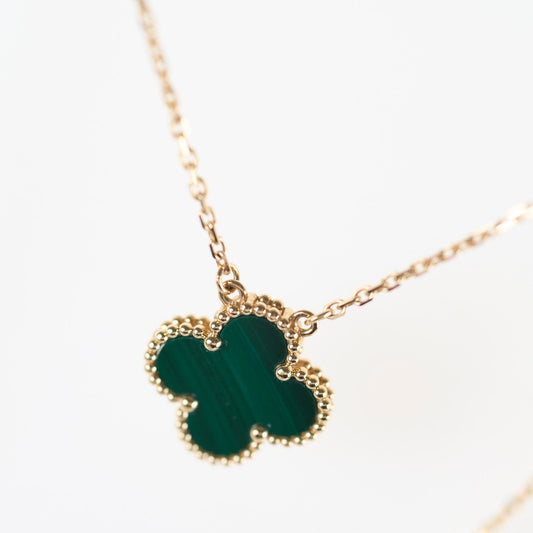 Van Cleef & Arpels Vintage Alhambra Malachite Necklace - photo 2