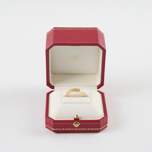 Cartier Love 8 Diamond Ring Yellow Gold Size 56 - photo 2