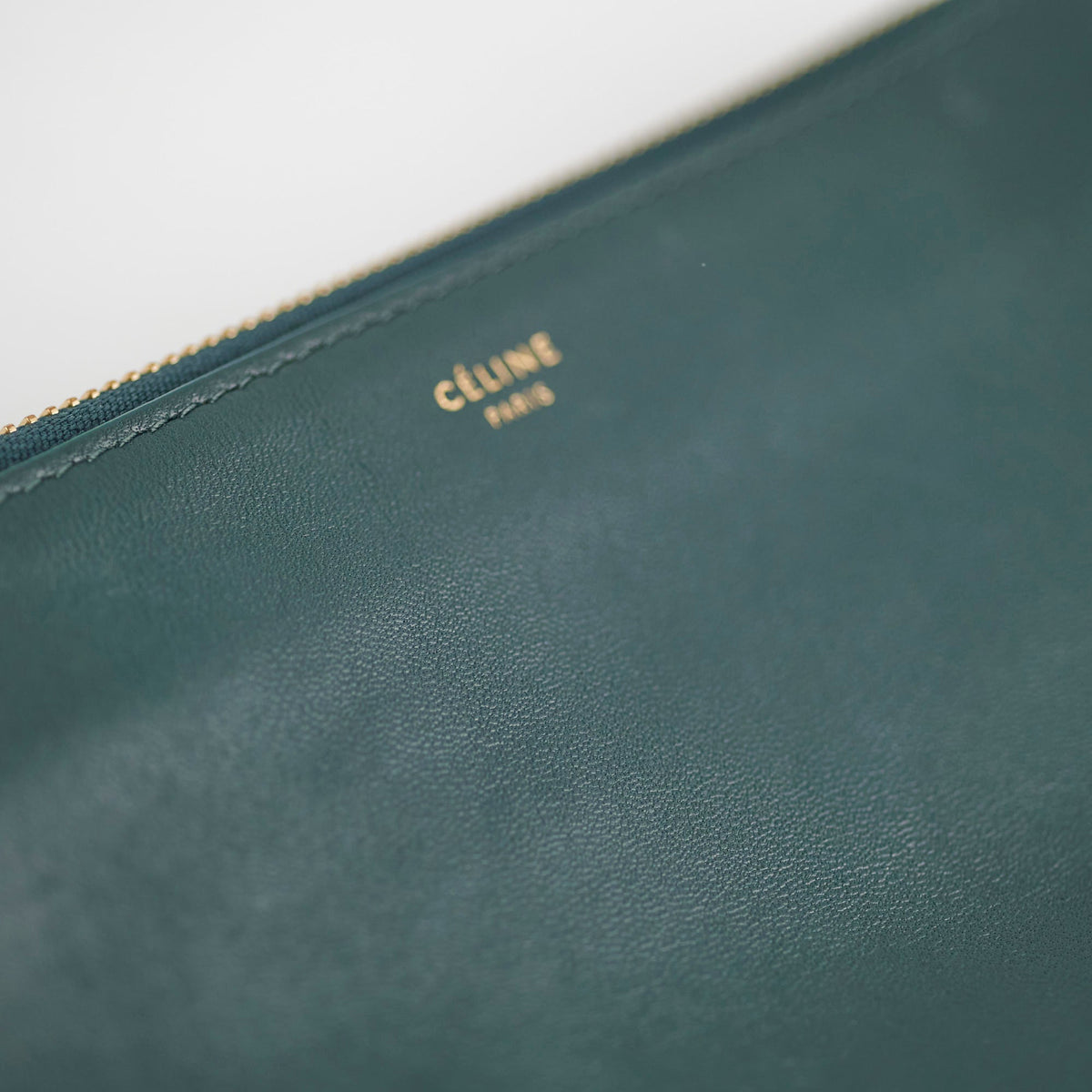 Celine Trio Bag Lambskin Green - photo 10