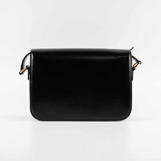 Celine Triomphe Medium Black Crossbody Bag - photo 2
