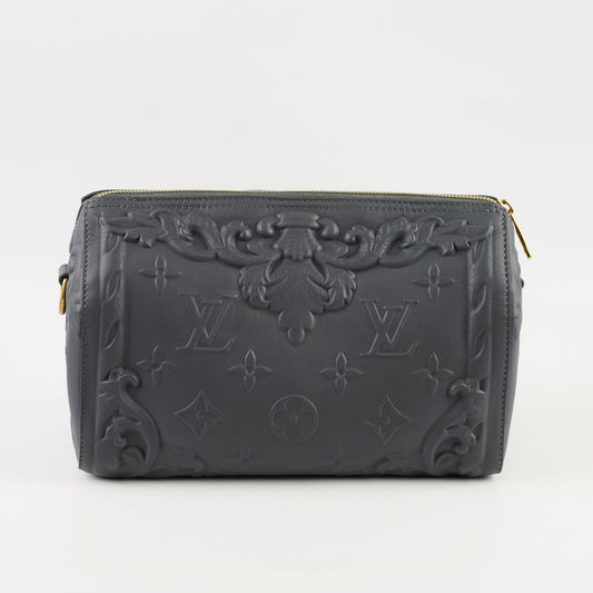 Lous Vuitton City Keepall Defile Homme Printemps Ete 2023 Grey Leather - photo 2