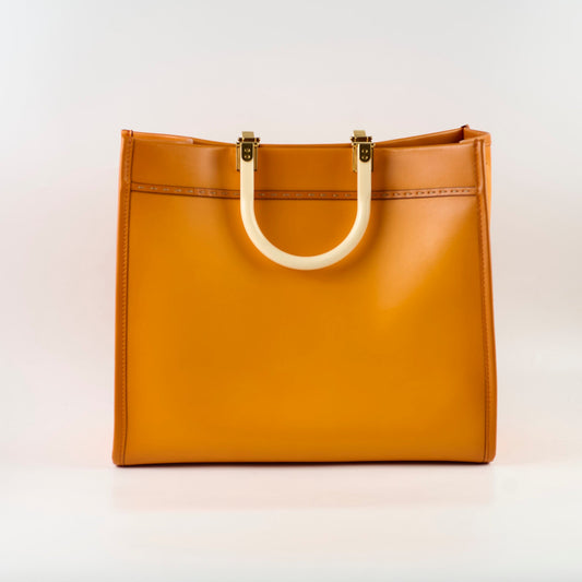 Fendi Sunshine Medium Tote Orange - photo 2