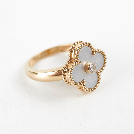 Van Cleef & Arpels VCA Vintage Alhambra Ring Size 52 - photo 2