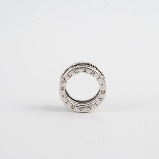 Bvlgari B Zero 1 White Gold Diamond Ring Size 53 - photo 2