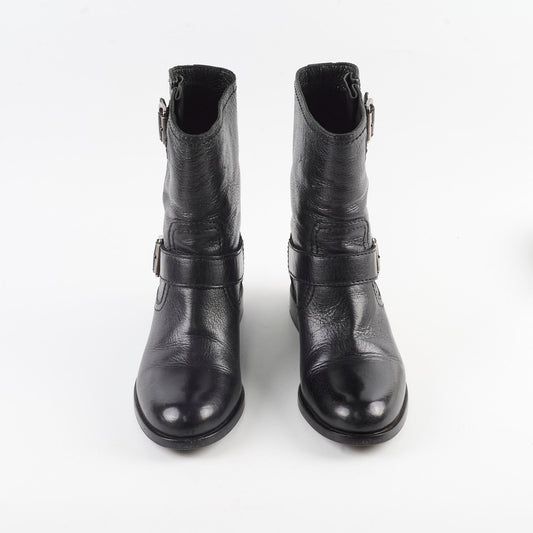 Prada Leather Boots Black Size 37 - photo 2