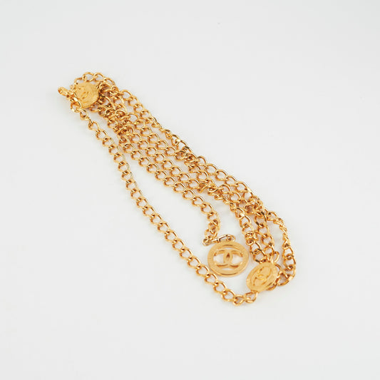 Chanel Vintage Gold Chain Belt - photo 2