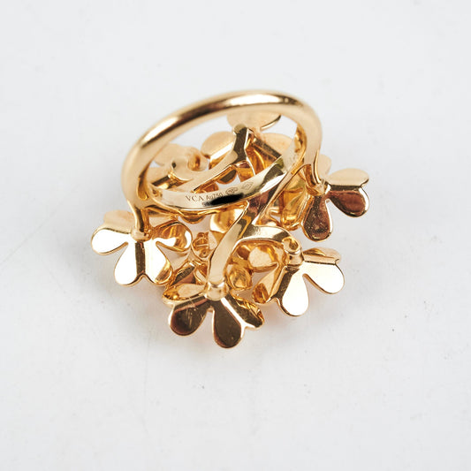 Van Cleef & Arpels VCA Frivole Ring 8 Flowers Size 51 2023 RRP17K - photo 2