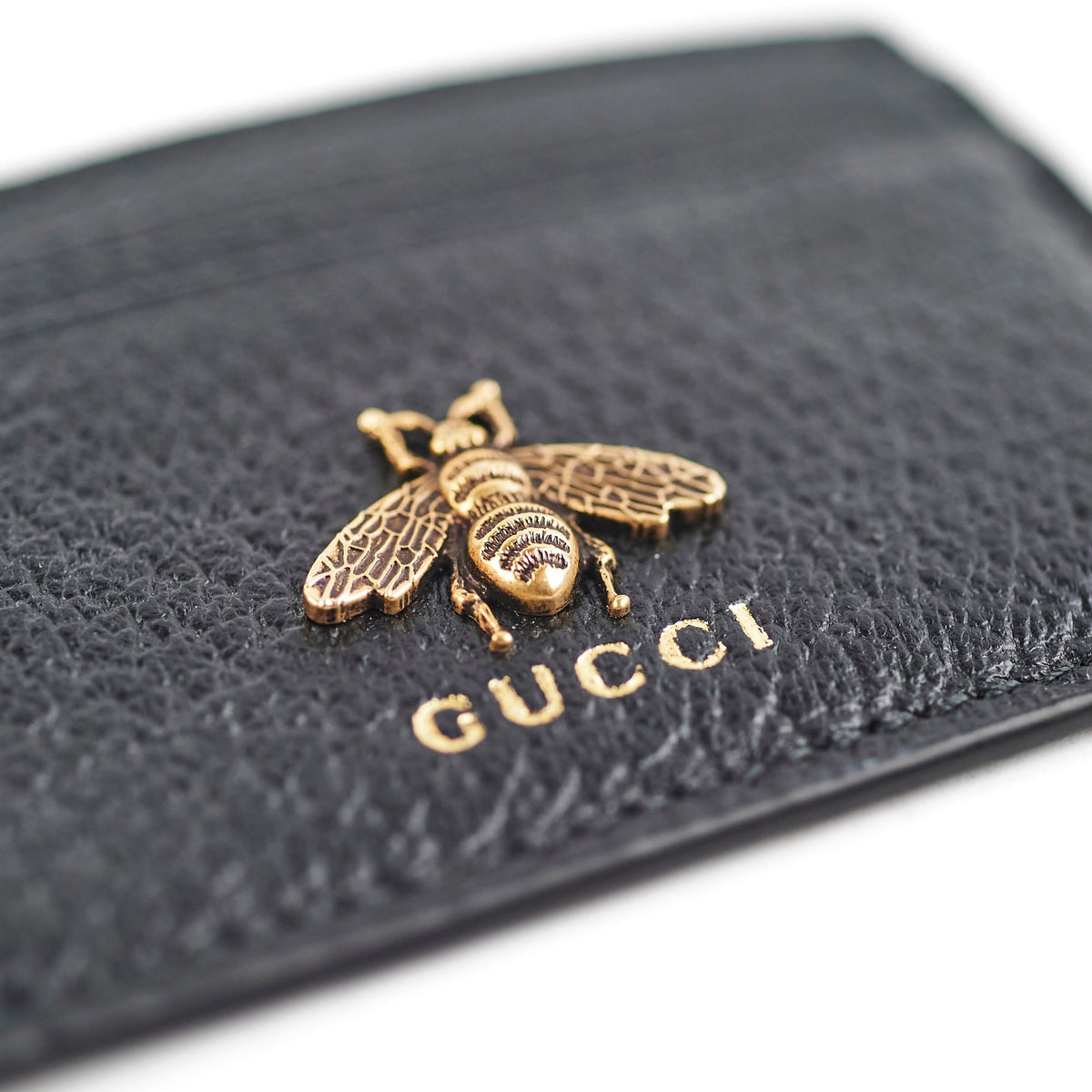 Gucci Bee Card Holder Black - photo 8