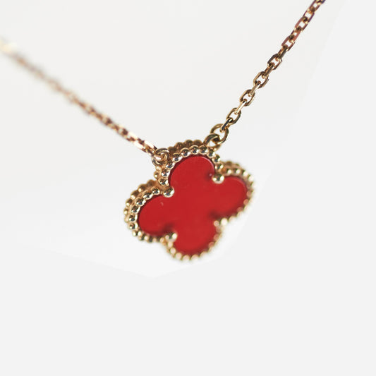 Van Cleef & Arpels VCA Vintage Carnelian pendant necklace - photo 2