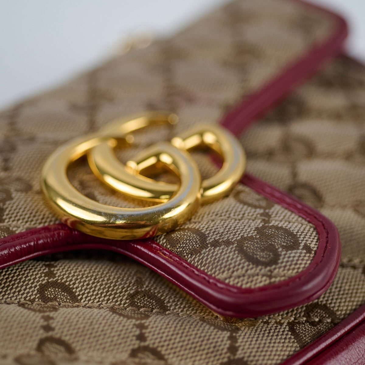 Gucci Small Marmont Beige/Burgundy - photo 15