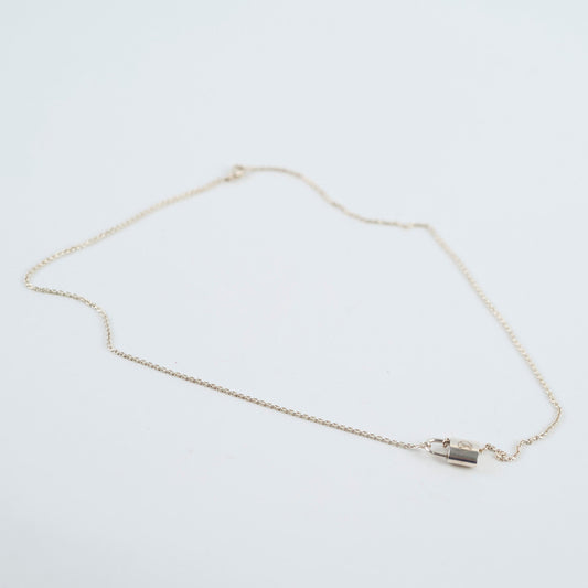 Louis Vuitton Lockit Pendant Necklace Sterling Silver - photo 2