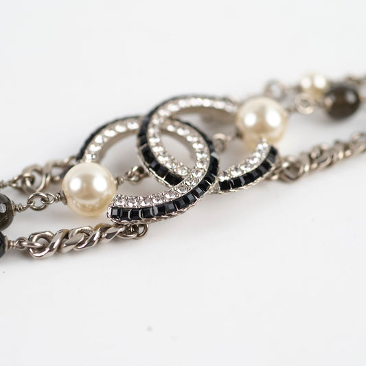 Chanel CC Logo Pearl Bracelet Costume Jewellery - photo 2