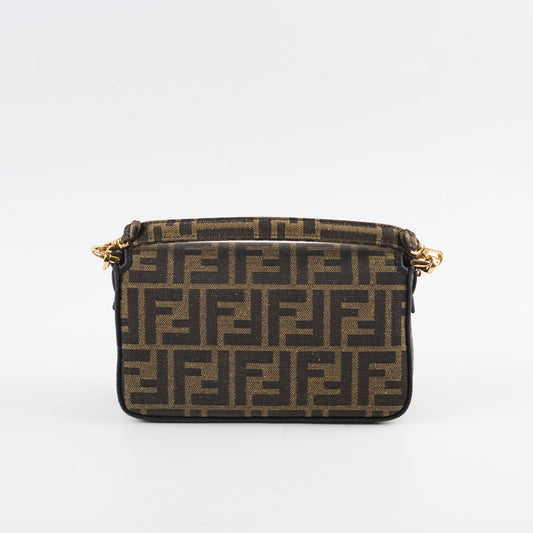Fendi mini baguette chain zucca crossbody top handle - photo 2