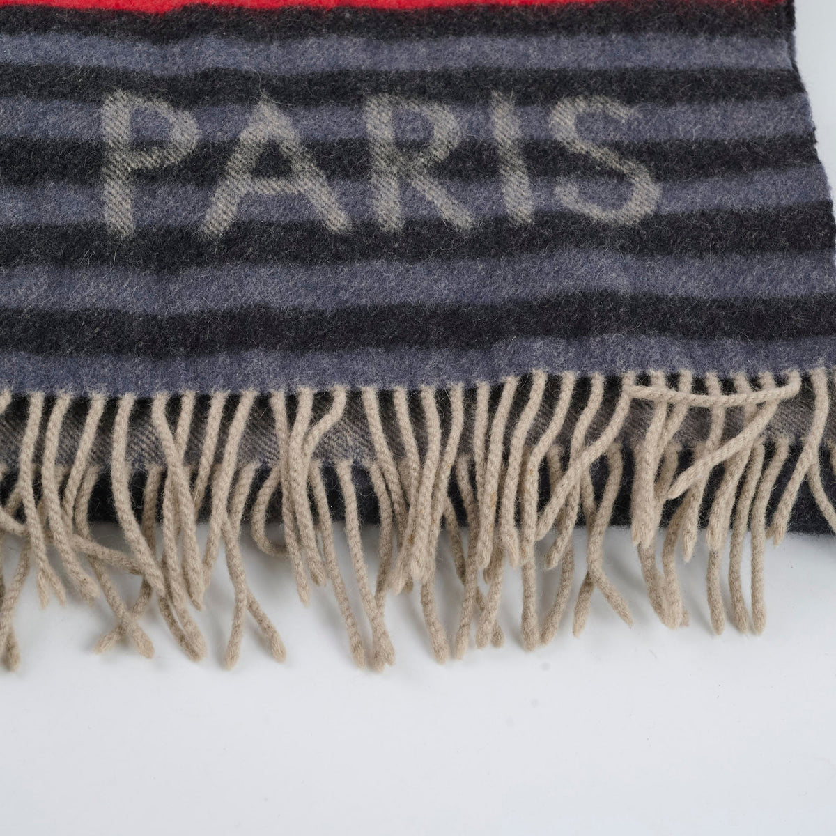Louis Vuitton 1854 Striped Wool Scarf Grey - photo 8