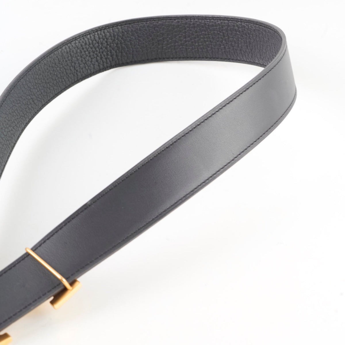 Hermes Constance Belt Togo Swift Black Size 90 Y stamp33303 - photo 8