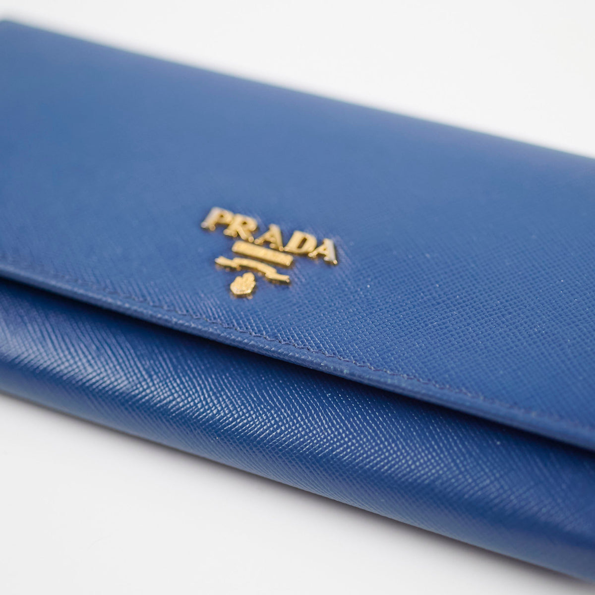 Prada Blue Saffiano Wallet - photo 12